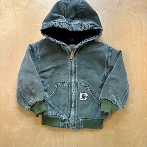 Vintage Carhartt Kids Coat - Moss Green